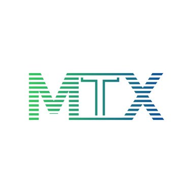 Modern MTX Logo Tasarımı. İşletme Kimliği İçin MTX Minimalist, Profesyonel ve Çok Yönlü Markalaştırma Simgesi