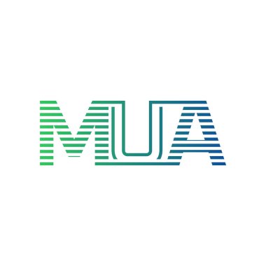 Modern MUA Logo Tasarımı. MUA Minimalist, Profesyonel ve İşletme Kimliği İçin Çok Yönlü Markalaştırma Simgesi