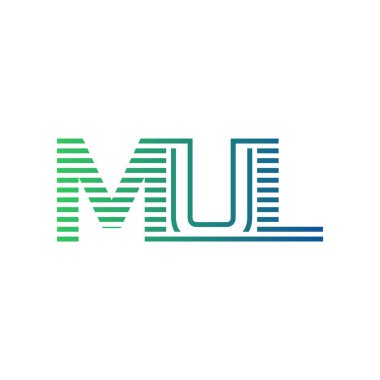 Modern MUL Logo Tasarımı. MUL Minimalist, Profesyonel ve Çok Yönlü İşletme Kimliği Simgesi