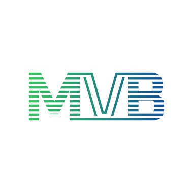 Modern MVB Logo Tasarımı. MVB Minimalist, Profesyonel ve Çok Yönlü İşletme Kimliği Simgesi