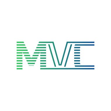 Modern MVC Logo Tasarımı. MVC Minimalist, Profesyonel ve Çok Yönlü İşletme Kimliği Simgesi