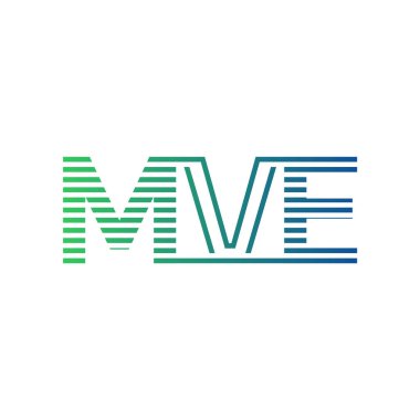 Modern MVE Logo Tasarımı. MVE Minimalist, Profesyonel ve İş Kimliği için Çok Yönlü Markalaştırma Simgesi