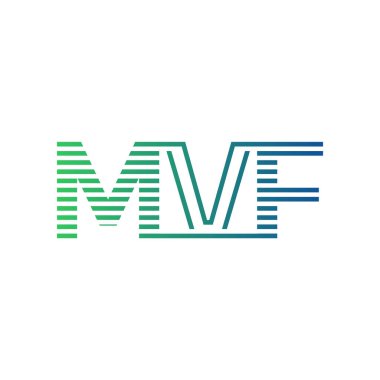 Modern MVF Logo Tasarımı. MVF Minimalist, Profesyonel ve Çok Yönlü İşletme Kimliği Simgesi
