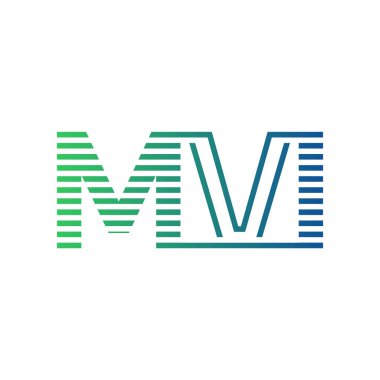 Modern MVI Logo Tasarımı. MVI Minimalist, Profesyonel ve Çok Yönlü İşletme Kimliği Simgesi