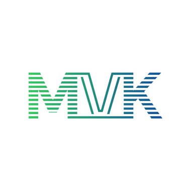 Modern MVK Logo Tasarımı. MVK Minimalist, Profesyonel ve Çok Yönlü İşletme Kimliği Simgesi