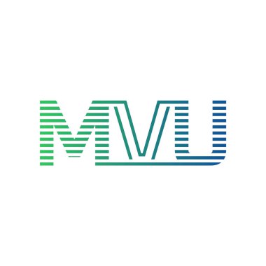 Modern MVU Logo Tasarımı. MVU Minimalist, Profesyonel ve Çok Yönlü İşletme Kimliği Simgesi