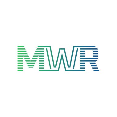 Modern MWR Logo Tasarımı. İşletme Kimliği İçin MWR Minimalist, Profesyonel ve Çok Yönlü Markalaştırma Simgesi