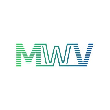 Modern MWV Logo Tasarımı. MWV Minimalist, Profesyonel ve Çok Yönlü İşletme Kimliği Simgesi