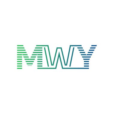 Modern MWY Logo Tasarımı. MWY Minimalist, Profesyonel ve Çok Yönlü İşletme Kimliği Simgesi