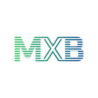 Modern MXB Logo Tasarımı. MXB Minimalist, Profesyonel ve Çok Yönlü İşletme Kimliği Simgesi
