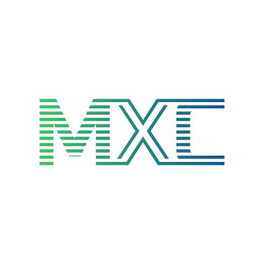 Modern MXC Logo Tasarımı. İşletme Kimliği İçin MXC Minimalist, Profesyonel ve Çok Yönlü Markalaştırma Simgesi
