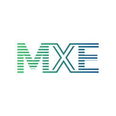 Modern MXE Logo Tasarımı. MXE Minimalist, Profesyonel ve Çok Yönlü İşletme Kimliği Simgesi