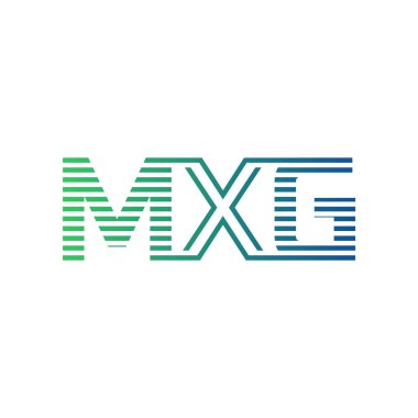 Modern MXG Logo Tasarımı. İşletme Kimliği İçin MXG Minimalist, Profesyonel ve Çok Yönlü Markalaştırma Simgesi