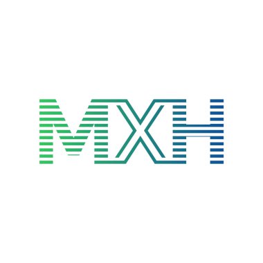 Modern MXH Logo Tasarımı. MXH Minimalist, Profesyonel ve Çok Yönlü İşletme Kimliği Simgesi