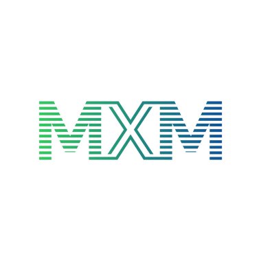 Modern MXM Logo Tasarımı. MXM Minimalist, Profesyonel ve Çok Yönlü İşletme Kimliği Simgesi