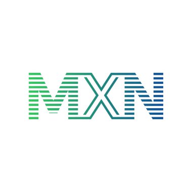 Modern MXN Logo Tasarımı. MXN Minimalist, Profesyonel ve Çok Yönlü İşletme Kimliği Simgesi