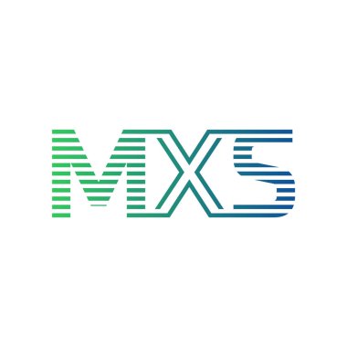 Modern MXS Logo Tasarımı. MXS Minimalist, Profesyonel ve Çok Yönlü İşletme Kimliği Simgesi