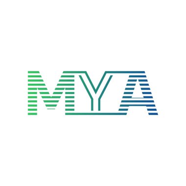 Modern MYA Logo Tasarımı. MYA Minimalist, Profesyonel ve Çok Yönlü İşletme Kimliği Simgesi