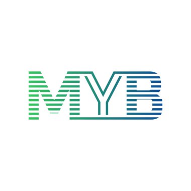 Modern MYB Logo Tasarımı. MYB Minimalist, Profesyonel ve Çok Yönlü İşletme Kimliği Simgesi