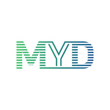 Modern MYD Logo Tasarımı. MYD Minimalist, Profesyonel ve Çok Yönlü İşletme Kimliği Simgesi