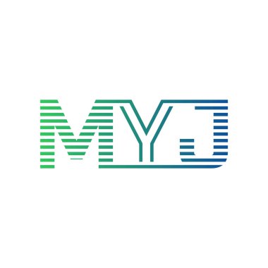 Modern MYJ Logo Tasarımı. MYJ Minimalist, Profesyonel ve Çok Yönlü İşletme Kimliği Simgesi