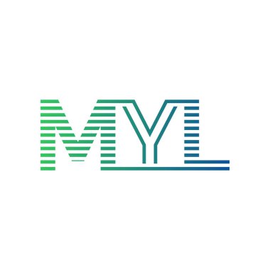 Modern MYL Logo Tasarımı. MYL Minimalist, Profesyonel ve Çok Yönlü İşletme Kimliği Simgesi