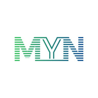 Modern MYN Logo Tasarımı. MYN Minimalist, Profesyonel ve Çok Yönlü İşletme Kimliği Simgesi