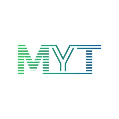 Modern MYT Logo Tasarımı. MYT Minimalist, Profesyonel ve İş Kimliği için Çok Yönlü Markalaştırma Simgesi