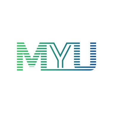 Modern MYU Logo Tasarımı. MYU Minimalist, Profesyonel ve Çok Yönlü İşletme Kimliği Simgesi