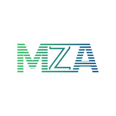 Modern MZA Logo Tasarımı. MZA Minimalist, Profesyonel ve Çok Yönlü İşletme Kimliği Simgesi