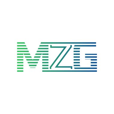 Modern MZG Logo Tasarımı. İşletme Kimliği İçin MZG Minimalist, Profesyonel ve Çok Yönlü Markalaştırma Simgesi