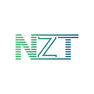 Modern NZT Logo Tasarımı. İş Kimliği için NZT Minimalist, Profesyonel ve Çok Yönlü Markalaştırma Simgesi