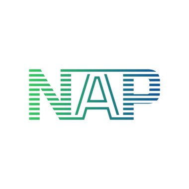 Modern NAP Logo Tasarımı. NAP Minimalist, Profesyonel ve İş Kimliği için Çok Yönlü Markalaştırma Simgesi