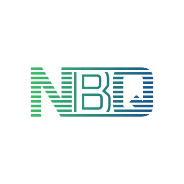 Modern NBQ Logo Tasarımı. Harf NBQ Minimalist, Profesyonel ve İşletme Kimliği İçin Çok Yönlü Markalaşma Simgesi