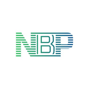 Modern NBP Logo Tasarımı. Harf NBP İş Kimliği Minimalist, Profesyonel ve Çok Yönlü Markalaştırma Simgesi