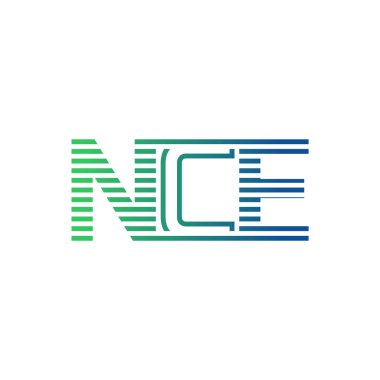 Modern NCE Logo Tasarımı. İş Kimliği İçin NCE Minimalist, Profesyonel ve Çok Yönlü Markalaştırma Simgesi