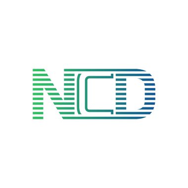 Modern NCD Logo Tasarımı. İş Kimliği için NCD Minimalist, Profesyonel ve Çok Yönlü Markalaştırma Simgesi