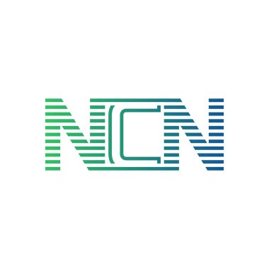 Modern NCN Logo Tasarımı. NCN Minimalist, Profesyonel ve Çok Yönlü İşletme Kimliği Simgesi