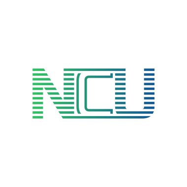 Modern NCU Logo Tasarımı. NCU Minimalist, Profesyonel ve Çok Yönlü İşletme Kimliği Simgesi