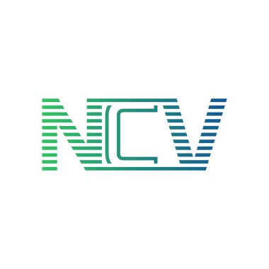 Modern NCV Logo Tasarımı. İşletme Kimliği İçin Minimalist, Profesyonel ve Çok Yönlü Markalaştırma Simgesi