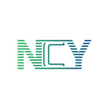 Modern NCY Logo Tasarımı. NCY Minimalist, Profesyonel ve Çok Yönlü İşletme Kimliği Simgesi