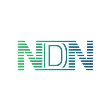 Modern NDN Logo Tasarımı. Ticari Kimlik İçin NDN Minimalist, Profesyonel ve Çok Yönlü Markalaştırma Simgesi