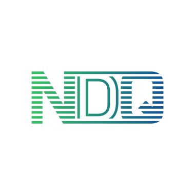 Modern NDQ Logo Tasarımı. Harf NDQ İş Kimliği Minimalist, Profesyonel ve Çok Yönlü Markalaştırma Simgesi