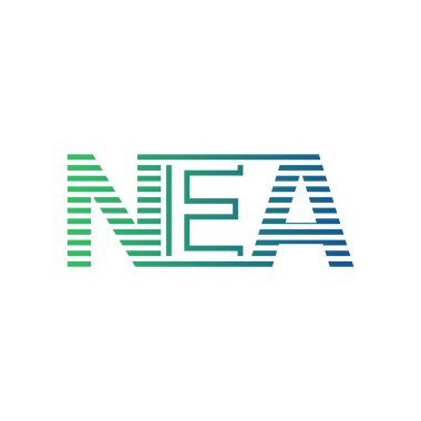 Modern NEA Logo Tasarımı. NEA Minimalist, Profesyonel ve İş Kimliği için Çok Yönlü Markalaştırma Simgesi