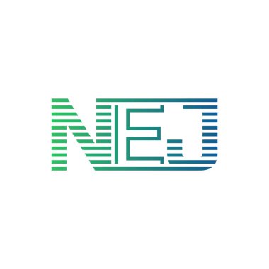 Modern NEJ Logo Tasarımı. NEJ Harfi Minimalist, Profesyonel ve İş Kimliği için Çok Yönlü Markalaştırma Simgesi
