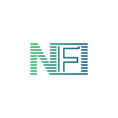 Modern NFI Logo Tasarımı. NFI Minimalist, Profesyonel ve İşletme Kimliği İçin Çok Yönlü Markalaştırma Simgesi