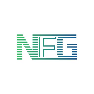 Modern NFG Logo Design. Letter NFG Minimalist, Professional, and Versatile Branding Icon for Business Identity clipart