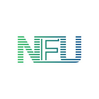 Modern NFU Logo Tasarımı. NFU Minimalist, Profesyonel ve Çok Yönlü İşletme Kimliği Simgesi