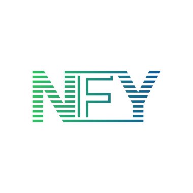 Modern NFY Logo Tasarımı. İş Kimliği için NFY Minimalist, Profesyonel ve Çok Yönlü Markalaştırma Simgesi