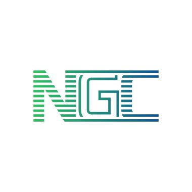 Modern NGC Logo Tasarımı. İş Kimliği için NGC Minimalist, Profesyonel ve Çok Yönlü Markalaştırma Simgesi